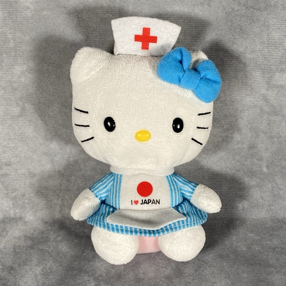 Sanrio Hello Kitty Plush I Love Japan American Red Cross 2011 Tsunami Relief